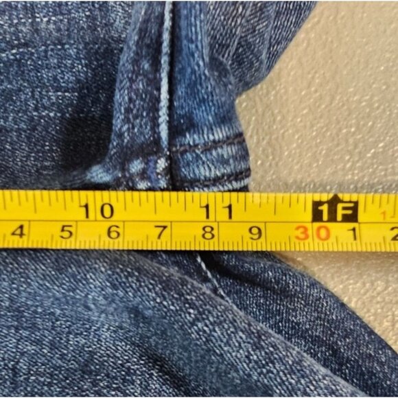 Mother Womens 25 The Triple Stack Insider Crop Belted Jeans Raw Hem Chick‎ Flick - Picture 11 of 16